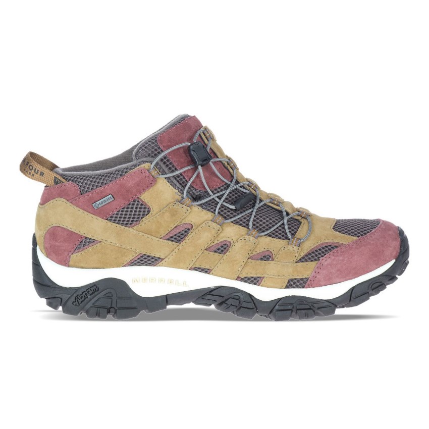 Merrell A.Four Moab GORE-TEX Miesten Vaelluskengät Keltainen/Koralli (JYDWB.FI.U)